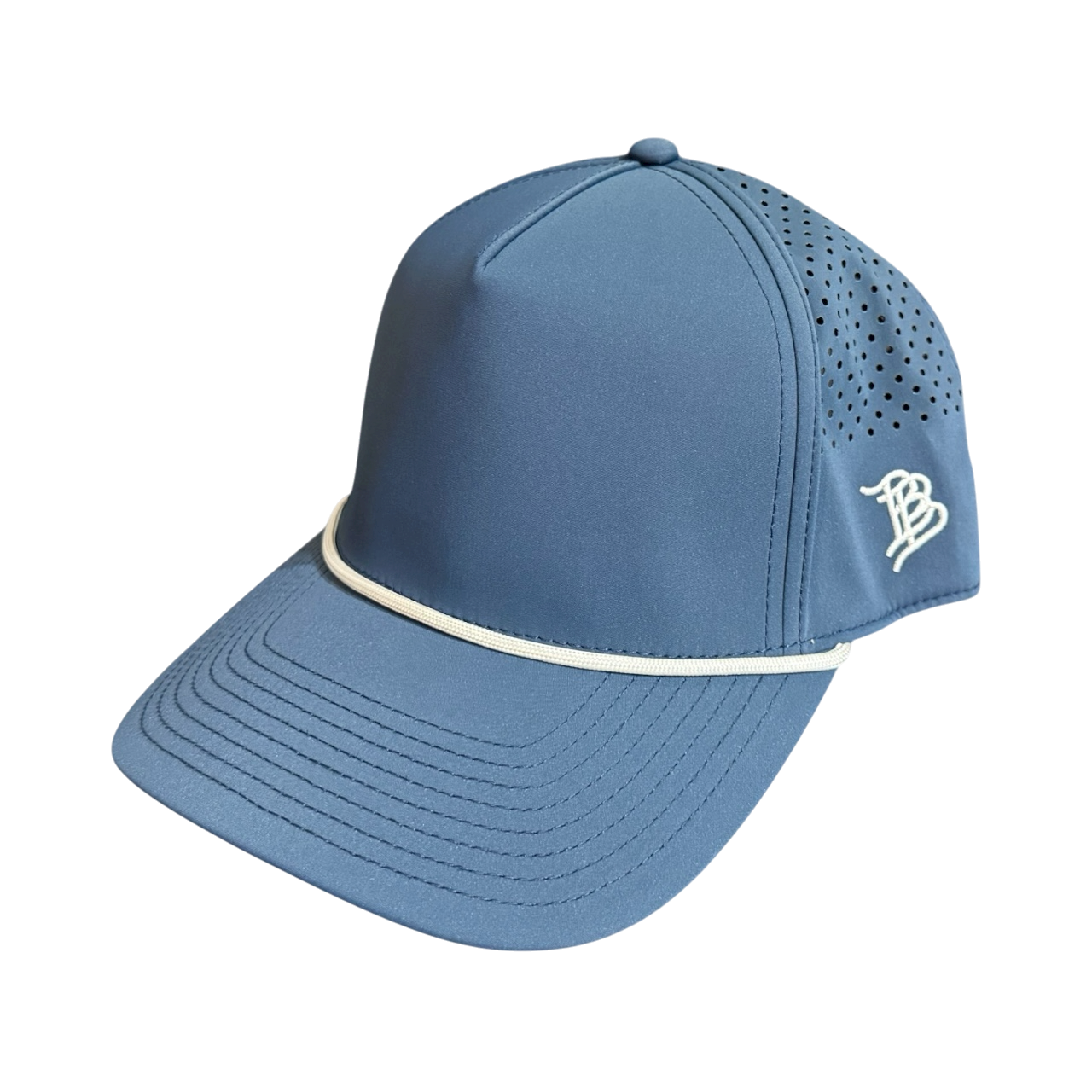 Branded Bills Curved 5 Panel Rope - Navy