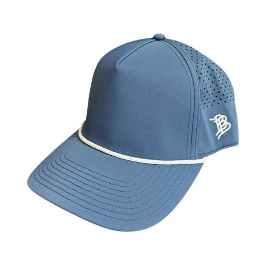 Branded Bills Curved 5 Panel Rope - Navy